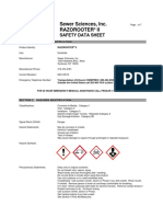 RazoRooterII MSDS PDF