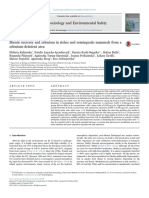 15-Muscle Mercury and Selenium in Fishes and Semiaquatic Mammals