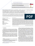 Journal of Chromatography B:, Lisa Yu, Minjiang Duan, Lita Ramos, Olivia Yturralde, Neal L. Benowitz