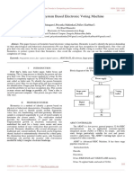 Biometric System Based Electronic Voting Machine