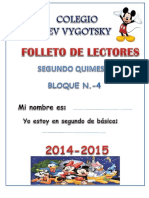 Folleto de Lectores Segundo Bloque 4 Juegos de Lenguaje