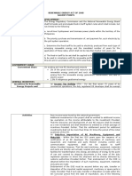 Renewable Energy Act of 2008 Summary