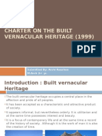 Charter On The Built Vernacular Heritage (1999