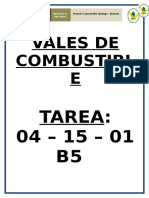 Vales de Combustible Formato