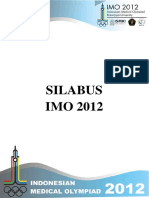 Silabus Indonesian Medical Olympiad (IMO) 2012