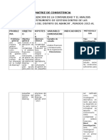 Matriz de Consistencia en Construcción - Utea