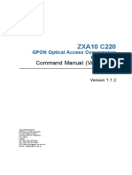 ZXA10 C220 (V1.1.2) GPON Optical Access Convergence Equipment Command Manual (Volume IV) PDF