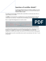 What Is The Function of Rectifier Diode Palakkkkkk