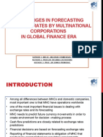 Challenges in Forecasting Exchange Rates by Multinational Corporations Ms 12may2016