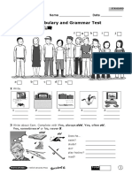 Surprise! 6 Unit 2 Test Standard