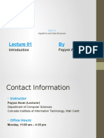 Fayyaz Awan: Algorithms and Data Structures