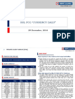 HSL PCG "Currency Daily": 29 December, 2016