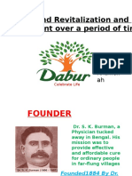 Dabur's Brand Revitalization and Reinforcement Over A Period of Time