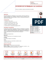 FREETOX N2XOH 0 6 1 KV Multipolar Con Cond Tierra