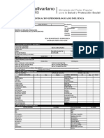 Ficha de Investigacion Epidemiologica de Influenza