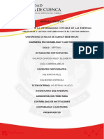 Analisis de La Informalidad Contable de Las Empresas Obligadas A Llevar Contabilidad en El Canton Morona.