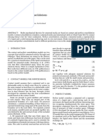 Contact and Perfect Consolidations: Mohamed El Tani