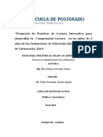 Practicas de Lectura Interactiva para Desarrollar La Comprensiòn Lectora en Niños de 4 Años