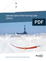 Specialty Optical Fiber Sensing Cable (Sofsc) : Linking The Oil and Gas Industry From End To End