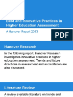 Best InnovativePractices HigherEducationAssessment - june2015FINAL