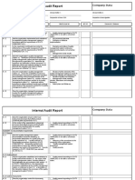 Audit Check List, All Elements ISO-TS-16949