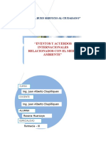 Cronologia de Eventos Internacionales de Medio Ambiente III