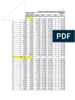 Duct Size S. No. Width Height Length Pari. Area Qty. AHU 01 Final Area