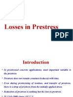 Losses in Prestressed Concrete