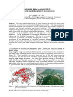 HN Wong & K Ho - Landslide Risk Management and Slope Engineering in HK