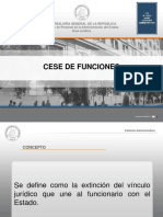 Cese de Funciones.