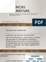 Evidencia - Implementacion de Tecnicas Formativas