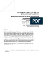 Emociones Negativas y Su Impacto en La Salud Mental y Física