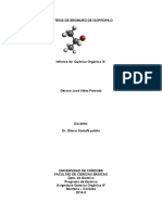 Síntesis de Bromuro de Isopropilo (Informe)