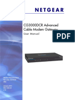 Netgear CG3000DCR User Manual (Comcast)