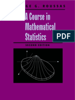 A Course in Mathematical Statistics