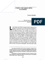 Las Mujeres Como Agentes Dobles de La Historia. Francine Masiello