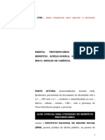 31.1 - Pet. Inicial - Auxílio-Doença - Concessão de Benefício A Gestante Com Gravidez de Alto Risco