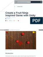 Create A Fruit Ninja Inspired Game