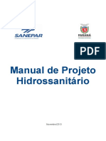 Manual de Projeto Hidrossanitário Da Sanepar