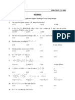 Science Olympiad Mock Test 1