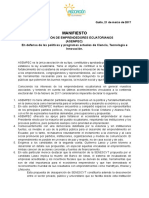 Manifiesto Asempec