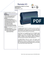 Controls L M v3.4 Certified Remote I/O Modules