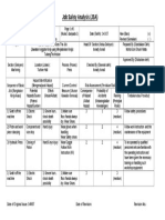 Job Safety Analysis - 100 Ton Hyd Press 14.8.07