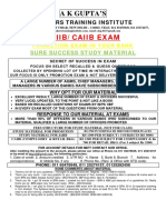 Jaiib/ Caiib Exam: A K Gupta'S