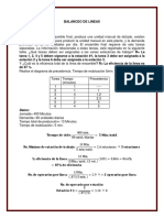 Ejercicios Balanceo de Lineas