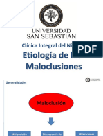 Etiologia de Las Maloclusiones