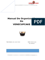 Manual de Organización de Una Empresa de Cupcake Venecupcake