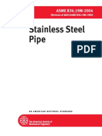 Stainless Steel Pipe: ASME B36.19M-2004