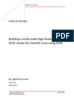 POC Linux7 Multinode GFS2 Cluster On CentOS 7.3