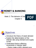 Money & Banking: Week 3: The Behavior of Interest Rates